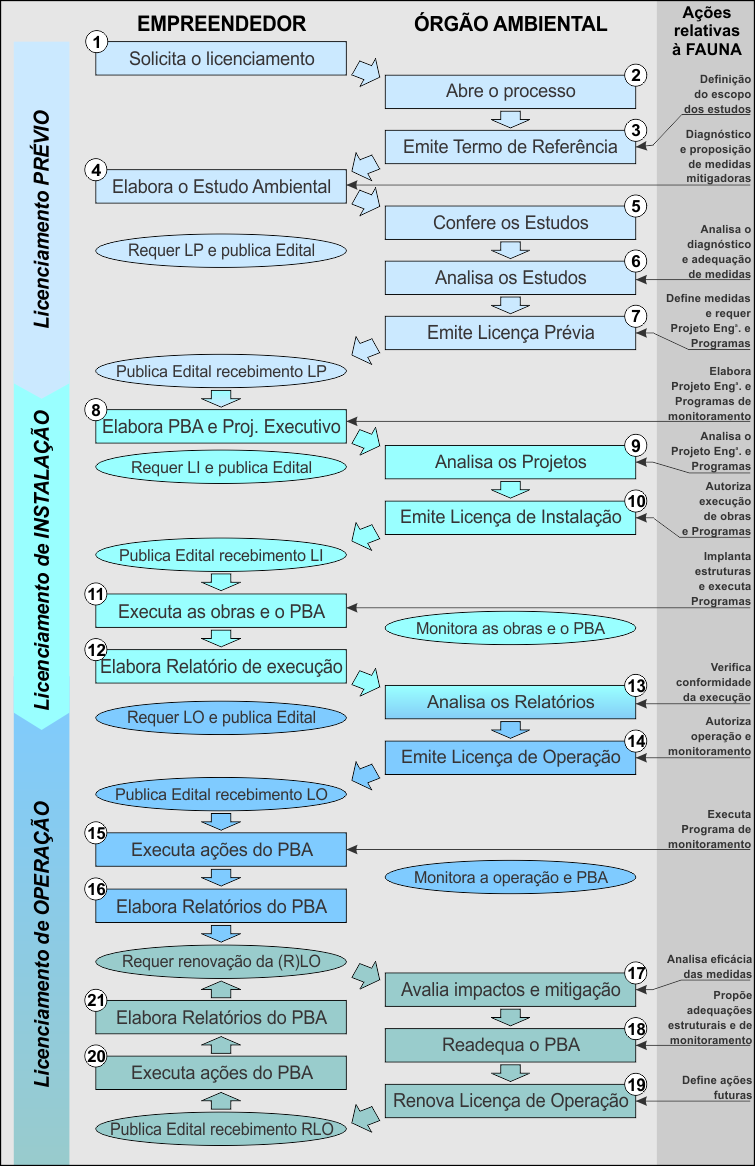 Fluxograma licenciamento